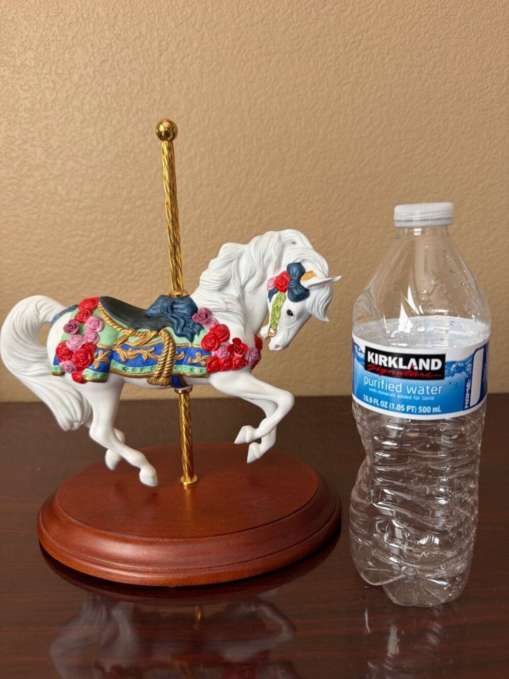 1988 Franklin Mint Carousel Enchantment Lynn Lupetti Porcelain Horse - No Box - Picture 5 of 14